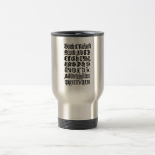 Gothic Letters Tasse