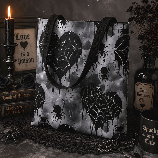 Gothic Liebes Herz Spinnennetz Gruselig (Von Creator hochgeladen)