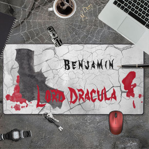 Gothic Lord Dracula Vampir Halloween Schreibtischunterlage