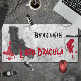 Gothic Lord Dracula Vampire Desk Mat Schreibtischunterlage