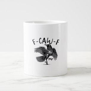 Gothic Lustiger F-Krähe-F-Krähe-Aesthetic Casual L Jumbo-Tasse