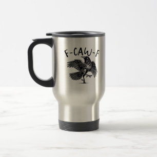 Gothic Lustiger F Krähe F Krähe Ästhetischer Casua Reisebecher
