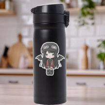 Gothic Mädchen Pilot Flügel Cutie Personalisierte