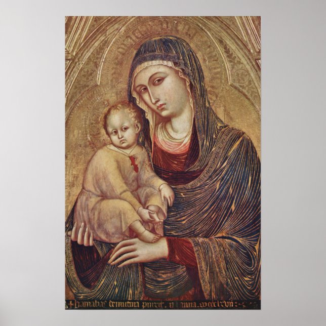 Gothic Madonna and Child poster (Vorne)