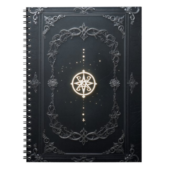 Gothic Magic Notebook, Dark Aesthetic Journal Notizblock (Vorderseite)
