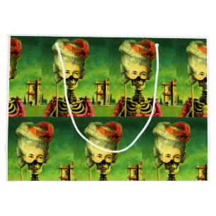 Gothic Masked Skeleton Große Geschenktasche Geschenktüte