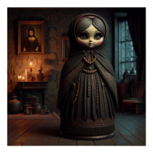 Gothic Matryoshka Poster