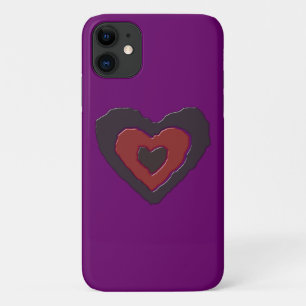 Gothic Melting Liebe Heart iPhone Case