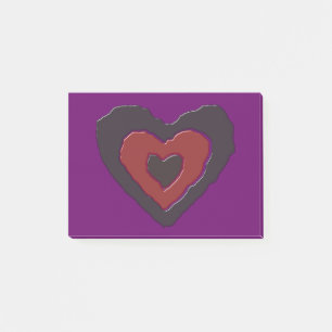 Gothic Melting Liebe Heart Post notiert Pad Post-it Klebezettel