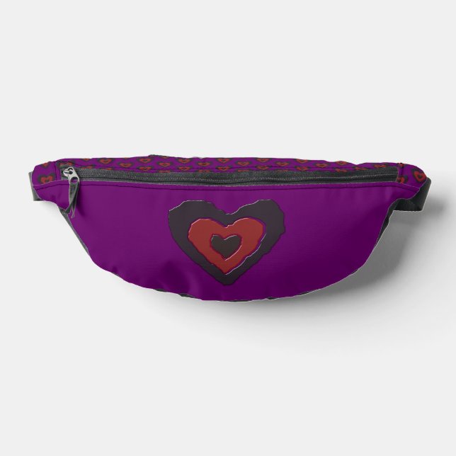 Gothic Melting Liebe Herz Bauchtasche (Ablage )