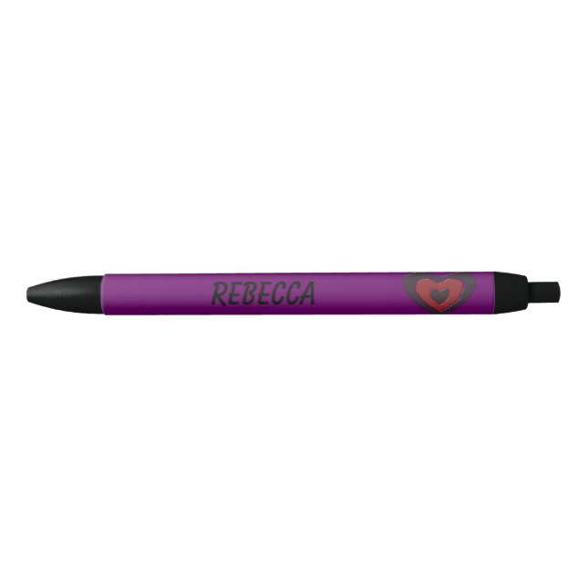 Gothic Melting Liebe Herz Custom Pen Kugelschreiber (Vorderseite)