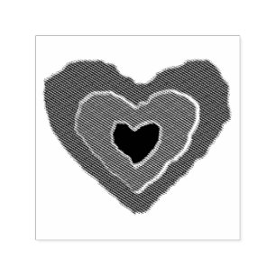 Gothic Melting Liebe Herz-Selbst-Inkustieren Brief Permastempel