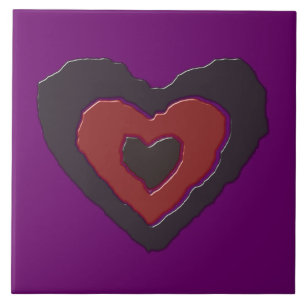 Gothic Melting Liebe Herz Tile Fliese