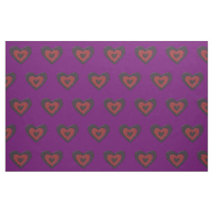 Gothic Melting Liebe Herzkastengewebe Stoff