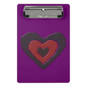 Gothic Melting Liebe Herzmini Zwischenablage Mini Klemmbrett
