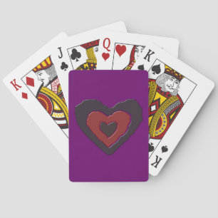 Gothic Melting Liebe Herzstück Spielkarten