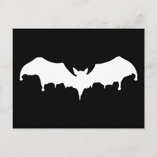 Gothic Melting Vampire Bat remains the same as it' Postkarte