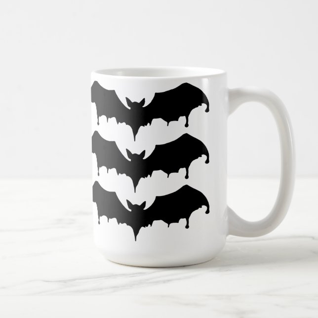 Gothic Melting Vampire Bats Tasse (Rechts)