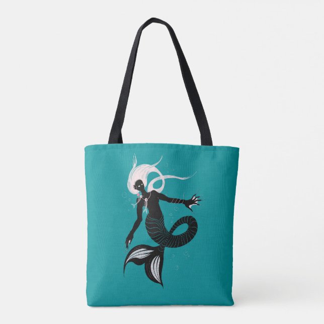Gothic Mermaid Dark Fantasy Sea Creature (Rückseite)