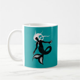 Gothic Mermaid Dark Fantasy Sea Creature Kaffeetasse