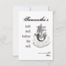 Gothic Mermaid Last Sail Veil Junggeselinnen-Absch