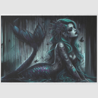 Gothic Mermaid Tissue Seidenpapier