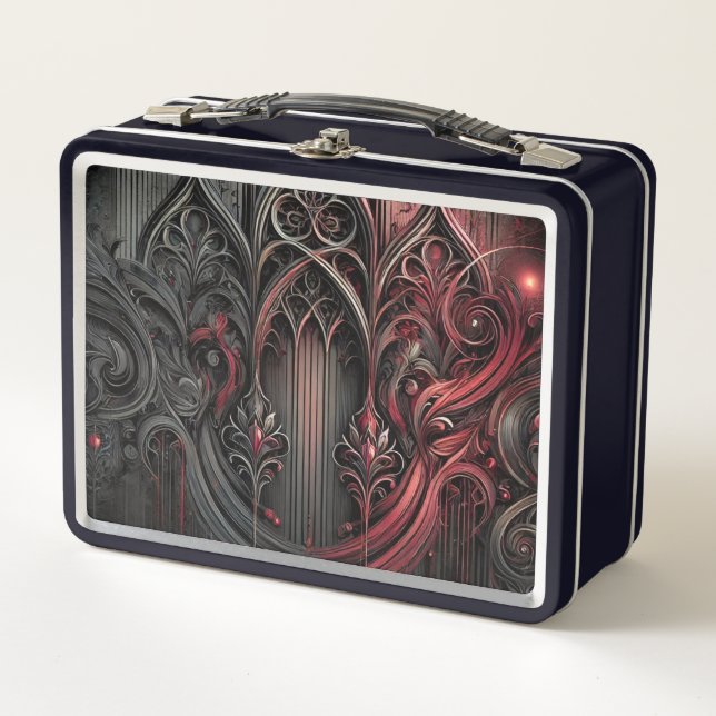 Gothic Metal Lunchbox - Einzigartiger Stil (Vorderseite)