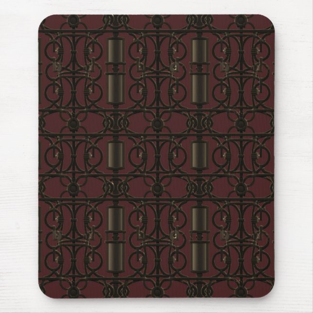 Gothic Metalwork Electronics Bag Mousepad (Vorne)