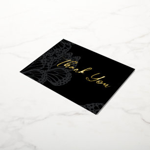 Gothic Monarch Foil Danke Karte