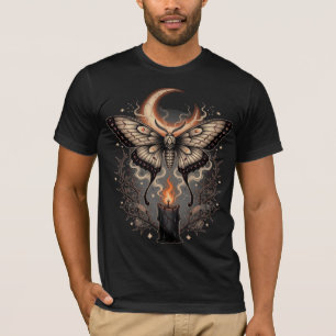 Gothic-Motten-Mond-Halloween-T-Shirt T-Shirt