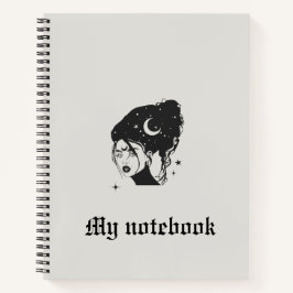 Gothic Muse Notizbuch – Dunkle Schönheit Journal