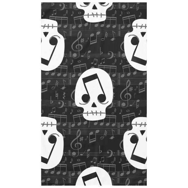 Gothic-Musiknote Tischdecke (Vorderseite)