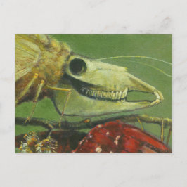 Gothic Mutant Moth Postcard Postkarte