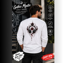 Gothic Mystic Eye T-Shirt – Dark Fantasy Okkult Sy