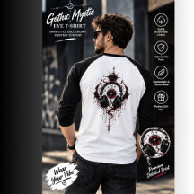 Gothic Mystic Eye T-Shirt – Dark Fantasy Okkult Sy