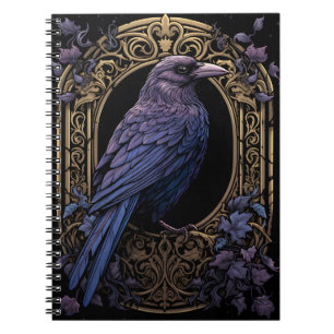 Gothic Mystical Raven Notizblock