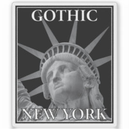 Gothic New York - v1 Aufkleber