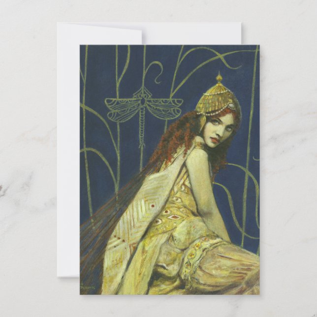 Gothic Nymph Einladung (Vorderseite)