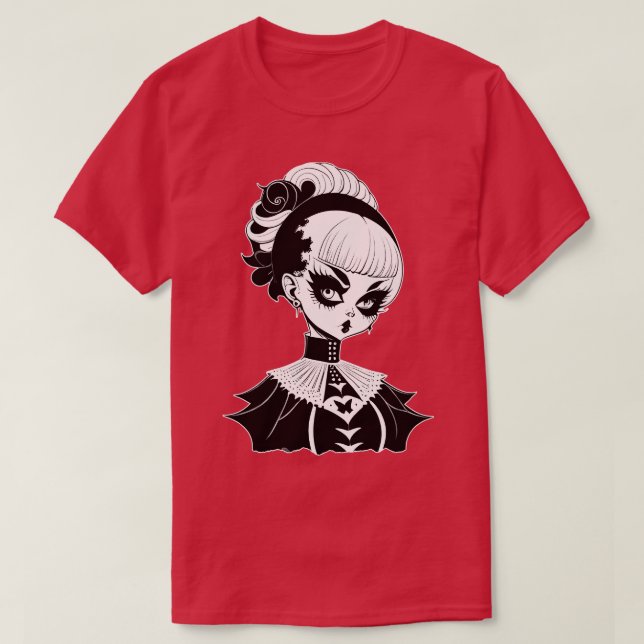 Gothic oder Goth Witch Dark Ästhetik 1 T-Shirt (Design vorne)