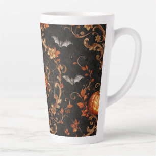 Gothic Orange Kürbis Tall Latte Tasse 