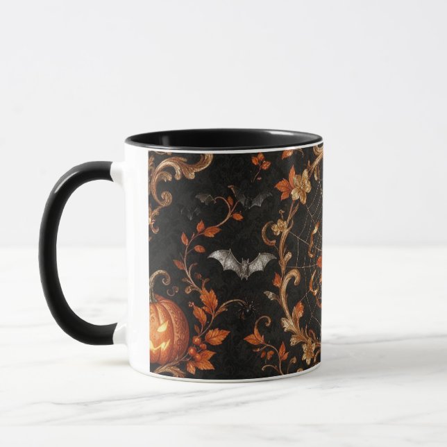 Gothic Orange Rose Combo Tasse  (Links)