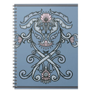 Gothic Ornamental Wappen Notizblock