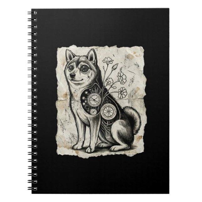 Gothic Overthinking Notebook Notizblock (Vorderseite)