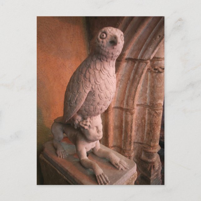 Gothic Owl Postkarte (Vorderseite)
