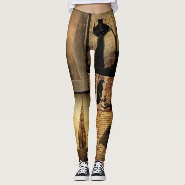 Gothic Patches Leggings (Vorderseite)