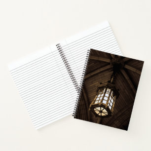 Gothic Pendant Light Spiral Notebook Notizbuch