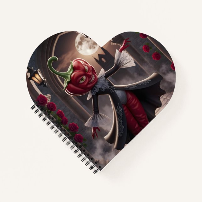 Gothic Pepper-Notebook Notizbuch (Vorderseite)