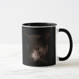 Gothic Pet Portrait Photo - Magnificent Dark Tasse