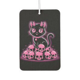 Gothic Pink Devil Cat Autolufterfrischer