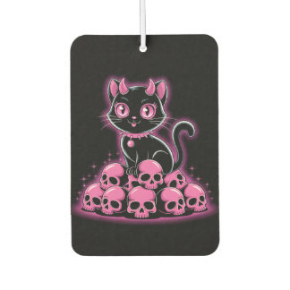 Gothic Pink Devil Cat Autolufterfrischer